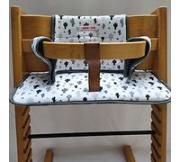 moon-bebe Coussin réducteur de siège pour Stokke Tripp Trapp (Blanc)