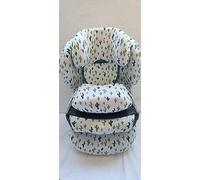 moon-bebe Housse compatible avec Cybex Silver Juno 2-Fix Siège auto (blanc)
