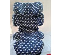 MOON-BEBE Housse couverture pour Cybex Pallas Fix, 2 Fix blanc (BLEU)
