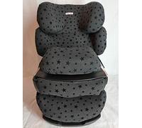 Moon-Bebe Housse pour Cybex Pallas, Silver Pallas Fix et Balles 2 Fix Noir (Black Stars)