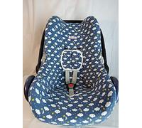 Moon-bebe Housse pour Maxi Cosi, Cabriofix, City, Streety Fix, Jané Koss, Be Cool (BLUE)