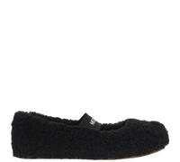 Moon Boot - Ballerines en peau lainée avec logo - Femme - Chaussures - Noir - Taille: 38 EU