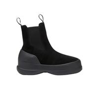 Moon Boot - Bottes Chelsea en daim noir imperméables - Homme - Chaussures - Noir - Taille: 40 EU