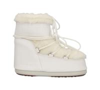 Moon Boot - Bottines Icon Low en fausse fourrure - Femme - Chaussures - Blanc - Taille: 42 EU