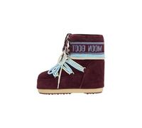 Moon Boot Bottines Low en Daim Bordeaux