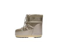 Moon Boot Icon Low Glance Bottes d'hiver en satin platinum Taille 36-38