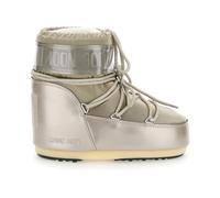 Moon Boot - Icon Low Glance - Femme - Chaussures - Gris - Taille: 39 EU