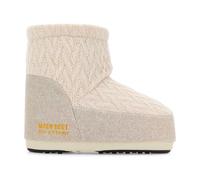 Moon Boot - Icon Low No Lace Knit Bottes - Femme - Chaussures - Blanc - Taille: 42 EU