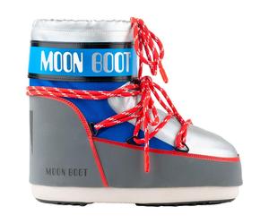 Moon Boot - Icon Low Space Racing Silver Blue Red - 36-38 - Chaussures après-ski