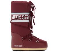 Moon Boot - Icon Nylon W Burgundy - 39-41 - Chaussures après-ski