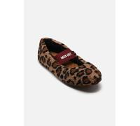 Moon Boot MB FLEECE BALLERINA LEOPARD pour 41 Marron