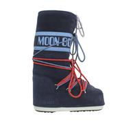 Moon Boot - MB Icon Suede Laces - Femme - Chaussures - Bleu - Taille: 35 EU