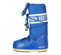Moon Boot - Bottes de neige ICON NYLON - Mixte Adulte - Bleu (Blu Elettrico 075) Taille 39 EU