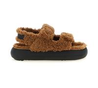 Moon Boot - Sandales en peau lainée - Femme - Chaussures - Brun - Taille: 41 EU