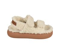 Moon Boot - Sandales en peau lainée - Femme - Chaussures - Blanc - Taille: 37 EU