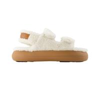 Moon Boot - Shearling Sandales - Femme - Chaussures - Blanc - Taille: 41 EU