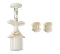 Moon Cakes Moules de cuisson polyvalents avec 2 tampons artistiques pour l'artisanat des gâteaux de lune et des délices sucrés ABS