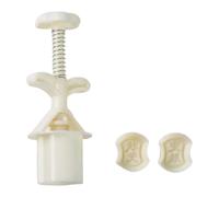 Moon Cakes Moules de cuisson polyvalents avec 2 tampons artistiques pour l'artisanat des gâteaux de lune et des délices sucrés ABS
