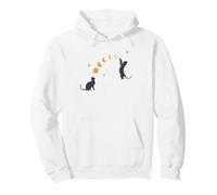 Moon Cats Mystical Whimsigoth Art Episodique Dessin Sweat à Capuche