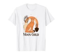 Moon Child (déclaration spirituelle) (Motif guépard bohème) T-Shirt