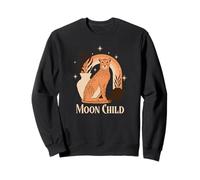 Moon Child (Style Hippie et Graphique de guépard bohème) Sweatshirt