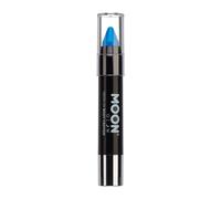 Moon Creations - Crayon néon corps et visage Moon Glow bleu