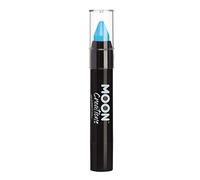 Moon Creations Crayons pour le corps en bâton de peinture pour le visage | Peinture pour le visage résistante à la sueur et à l'eau | Sans cruauté | Pour enfants, adultes, Halloween, ciel bleu, 3,5 g