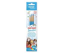 Moon Creations - Ensemble de pinceaux pour le visage (Bleu)