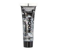 Moon Creations - Gel holographique à grosses paillettes Moon Glitter argent