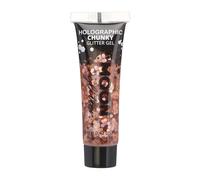 Moon Creations - Gel holographique à grosses paillettes Moon Glitter rose doré