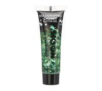 Moon Creations - Gel holographique à grosses paillettes Moon Glitter vert