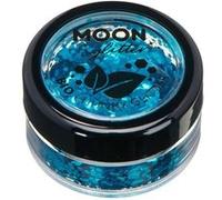 Moon Creations gros flocons de paillettes bio 3 gr bleu Bleu G