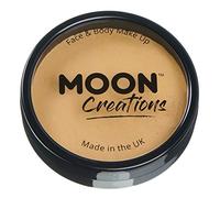 Moon Creations Maquillage professionnel visage et corps | Moules à gâteaux professionnels avec peinture colorée pour maquillage | pour enfants, adultes, festival, Halloween, sable doré, 36 g