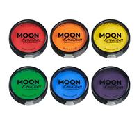 Moon Creations Maquillage professionnel visage et corps | Moules à gâteaux professionnels avec peinture colorée pour maquillage | pour enfants et adultes, Les couleurs de la Gay Pride, 36 g