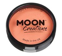 Moon Creations Maquillage professionnel visage et corps | Moules à gâteaux professionnels avec peinture colorée pour maquillage | pour enfants, adultes, festival, Halloween, abricot, 36 g