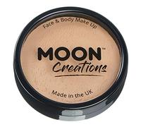 Moon Creations Maquillage professionnel visage et corps | Moules à gâteaux professionnels avec peinture colorée pour maquillage | pour enfants et adultes Festival Halloween Beige 36 g