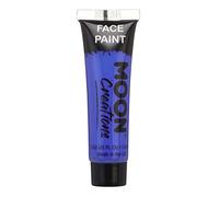 Moon Creations Tubes de peinture pour le visage et le corps | Peinture pour le visage prête à l'emploi | Sans cruauté | pour enfants, adultes, Halloween et plus, bleu foncé, 12 ml