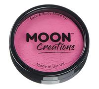 Moon CreationsMaquillage professionnel visage et corps | Moules à gâteaux professionnels avec peinture colorée pour maquillage | pour enfants, adultes, Halloween, rose vif, 36 g