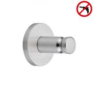 Moon Crochet porte-serviette en acier inoxydable brossé, pose facile sans perçage (40304-00000-00)