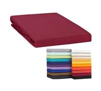 Moon - Drap-housse classique 140 x 200 cm - 160 x 220 cm - Jersey 100 % coton (mûre).