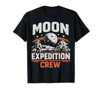 Moon Expedition Crew Rétro Espace Lunaire T-Shirt