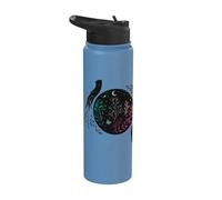 Moon Garden Mystical Whimsigoth Art Episodique Dessin Stainless Steel Insulated Water Bottle