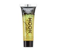 Moon Glitter - Gel brillant fin iridescent - 12ml - Jaune - Pailleté pour visage.