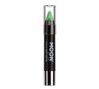 Moon Glow Bâton de peinture UV néon, pastel corporel pour le visage et le corps, Vert foncé