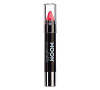 Moon Glow Bâton de peinture UV néon pastel pour le visage et le corps, rose foncé, 1 pièce (lot de 1)