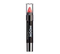 Moon Glow Neon UV Glitter Bâton de peinture pour le visage/crayon de maquillage pour le visage et le corps - Brille brillamment sous l'éclairage UV, magenta, 1 pièce (lot de 1)