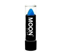 Moon Glow Neon UV Rouge à lèvres - Rouge à lèvres couleur néon brillant - Brille sous les rayons UV, Bleu pastel, 1 pièce (lot de 1)