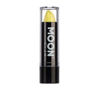 Moon Glow Neon UV Rouge à lèvres - Rouge à lèvres couleur néon brillant - Brille sous les rayons UV, Jaune pastel, 1 pièce (Lot de 1)