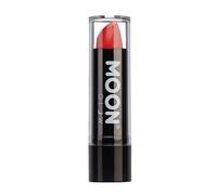 Moon Glow Neon UV Rouge à lèvres - Rouge à lèvres couleur néon brillant - Brille sous les rayons UV, Rouge foncé, 1 pièce (Lot de 1)