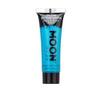 Moon Glow Peinture phosphorescente pour le visage et le corps - Phosphorescente - Charge to Glow, Bleu, 12 ml (Lot de 1)
